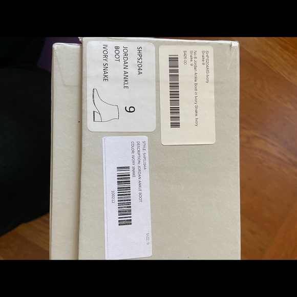 No.6 Jordan Boot in Ivory Snake size 9 - Picture 7 of 7